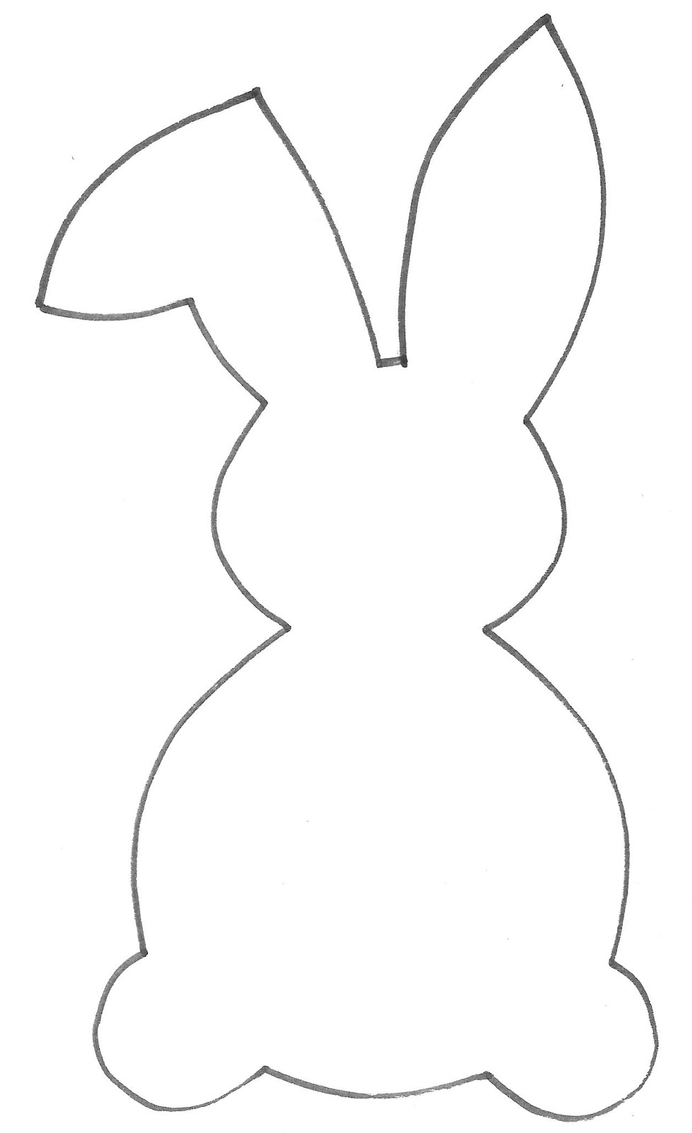 Bunny Outline