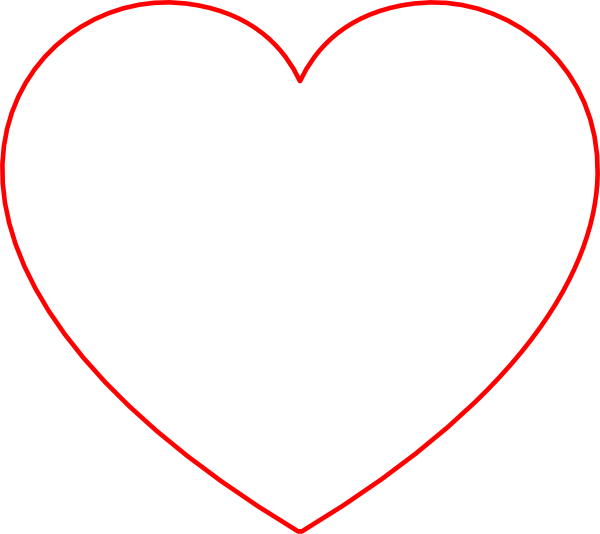 Outline Of A Heart Symbol - ClipArt Best