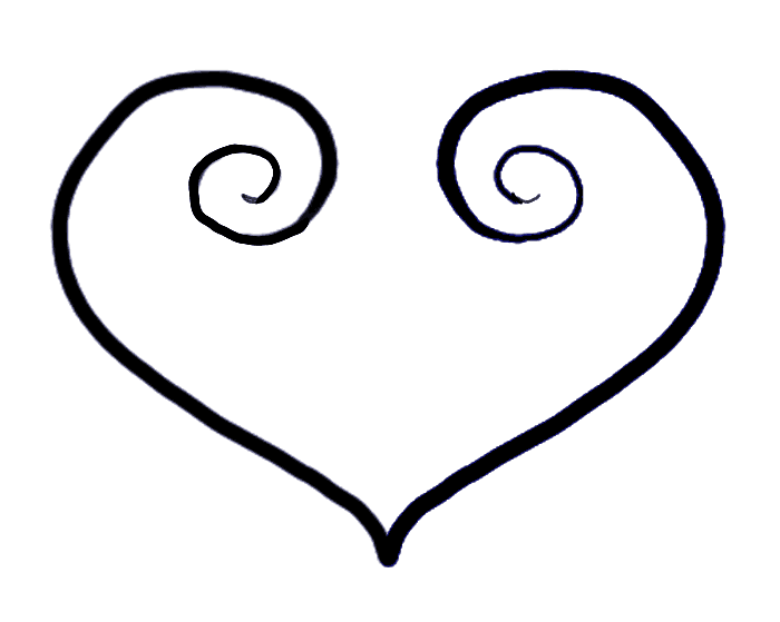 Free Valentine's Day Stencils to Print and Cut Out: Heart 3