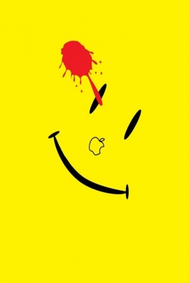 Mac Wallpapers HD Watchmen Smiley Face iPhone Wallpapers, Apple ...