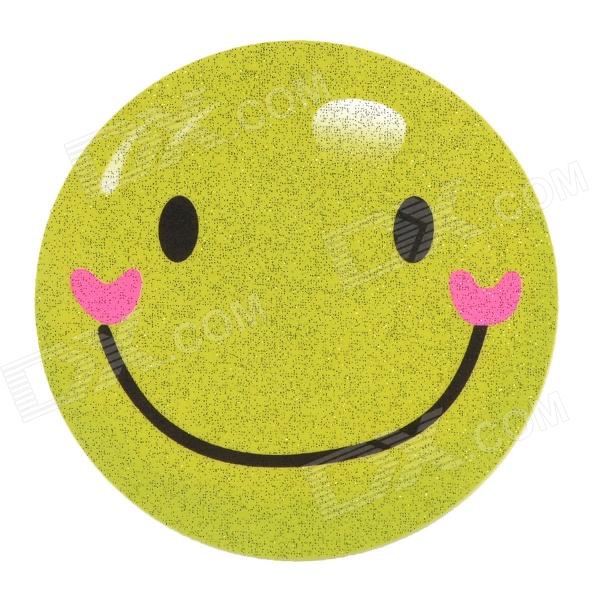 DIY T-Shirt Iron-On Transfer Sticker - Yellow Green (Smiling Face ...