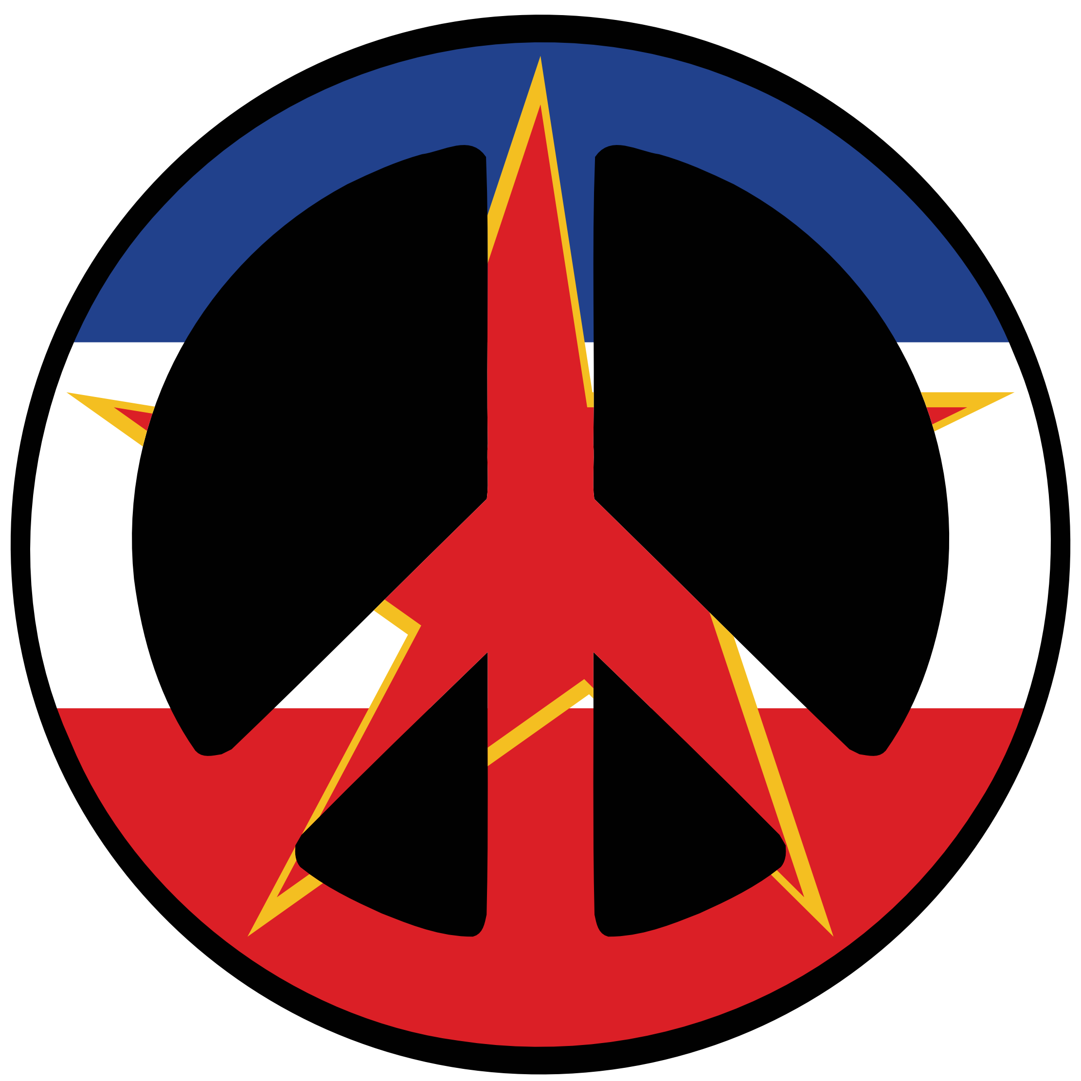 Yugoslavia Peace Symbol Flag 4 Peace Flags Peace Symbol Sign CND ...
