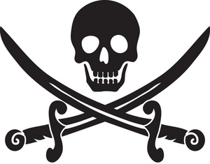 Skull Clipart Image - Pirate Skull With Swords