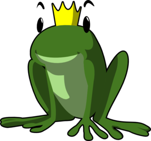 Prince Frog clip art - vector clip art online, royalty free ...