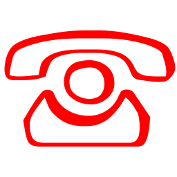 Red phone 60 icon - Free red phone icons