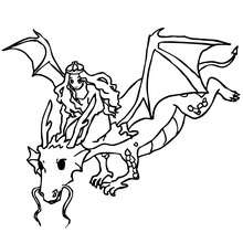 DRAGON online coloring page : 13 magical fantasy DRAGONS coloring ...