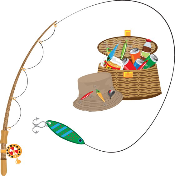 Fishing Clip Art Birthday - Free Clipart Images