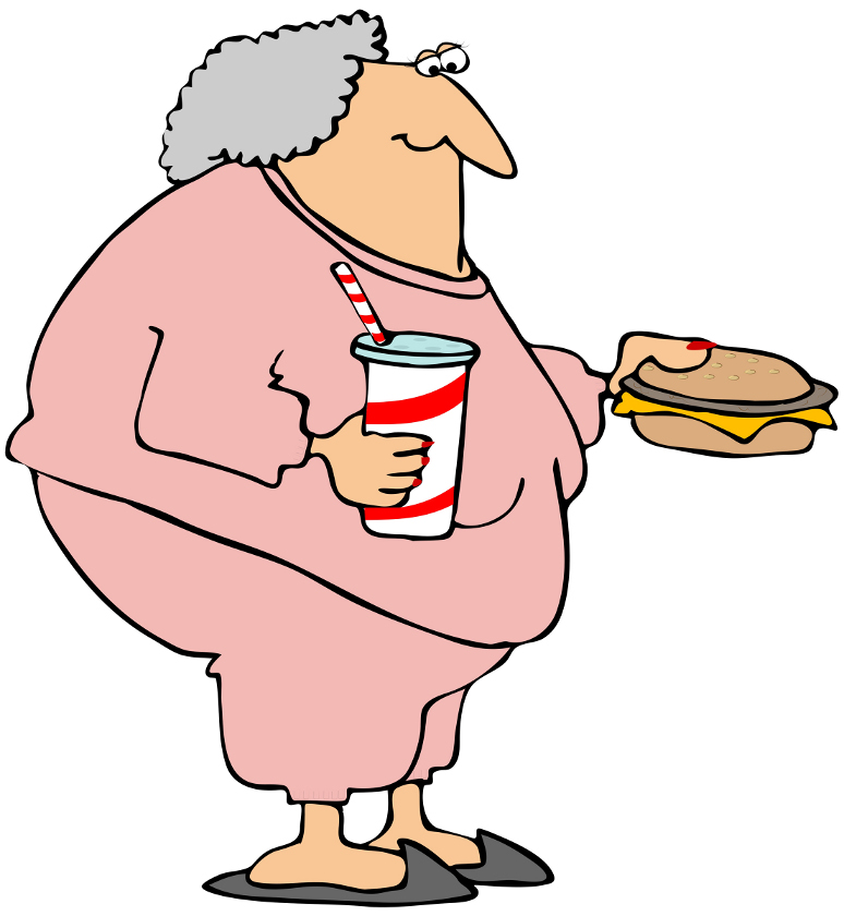 Fat Lady Clipart 21