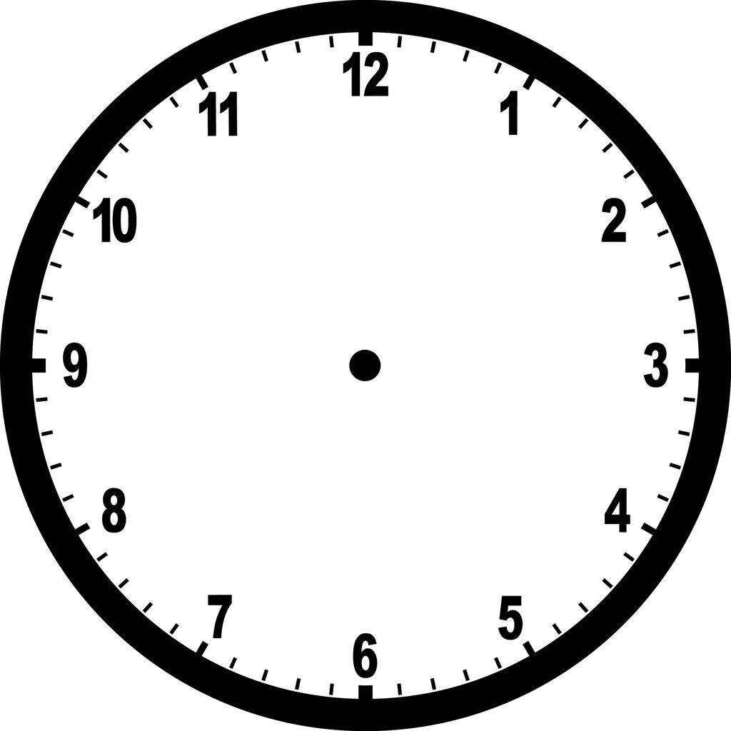 Analog Clock Without Hands