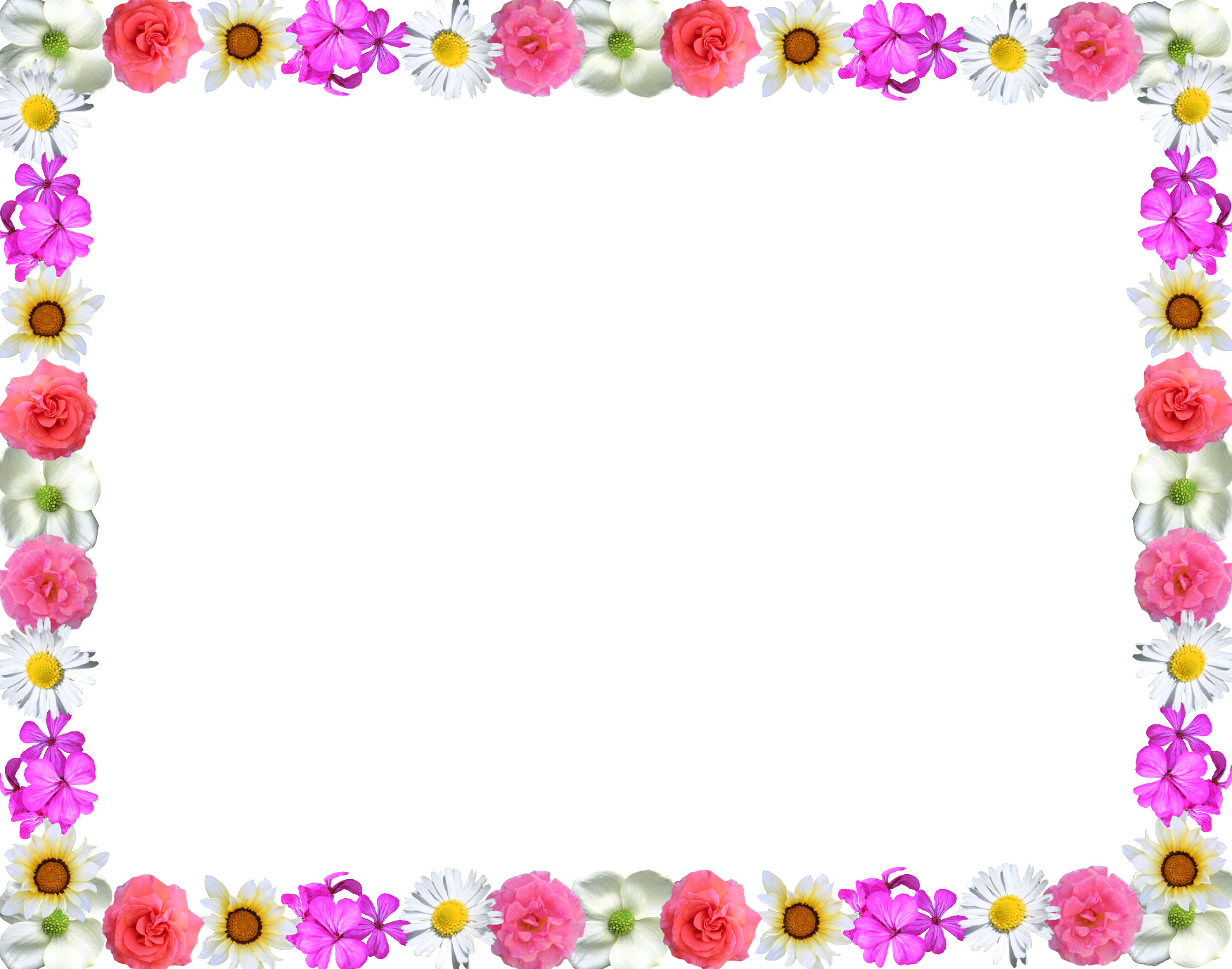 free clipart of flower borders - photo #50