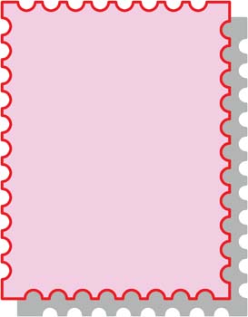 Postage stamp vector 3 Free Vector - Objects Vectors ...