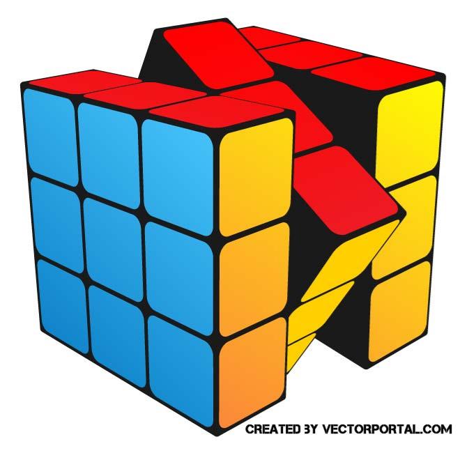 Rubik's Cube 3D | 365vectors
