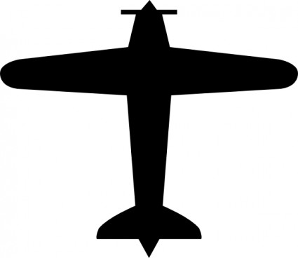 Airplane outline clipart no background