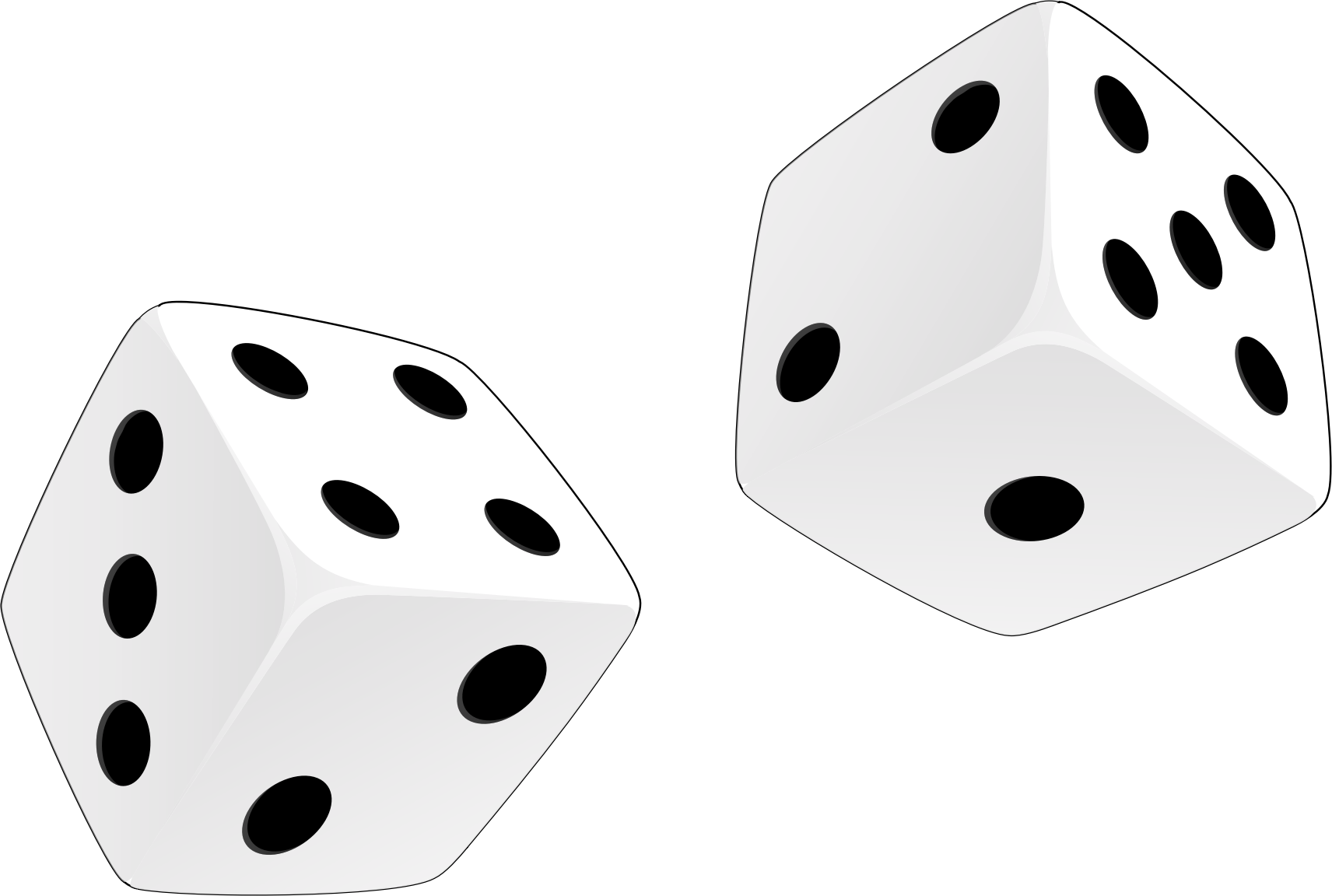 Dice clipart pictures