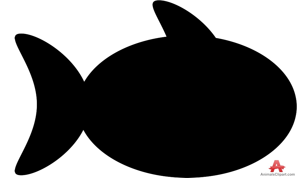 Fish silhouette clipart