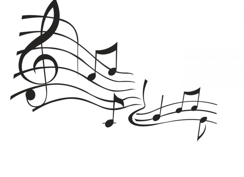 Black And White Music Notes - Clipartion.com