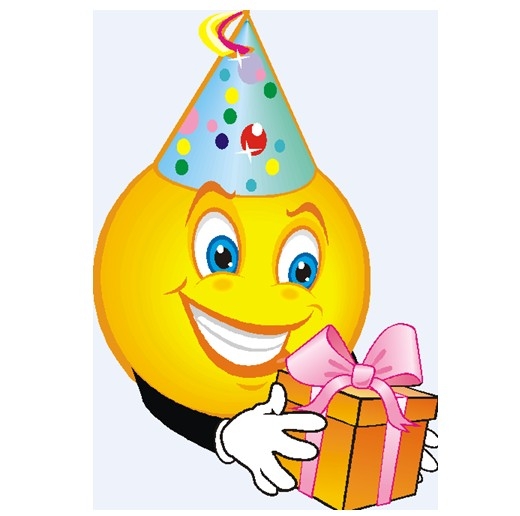 Smiley Face Birthday Clipart