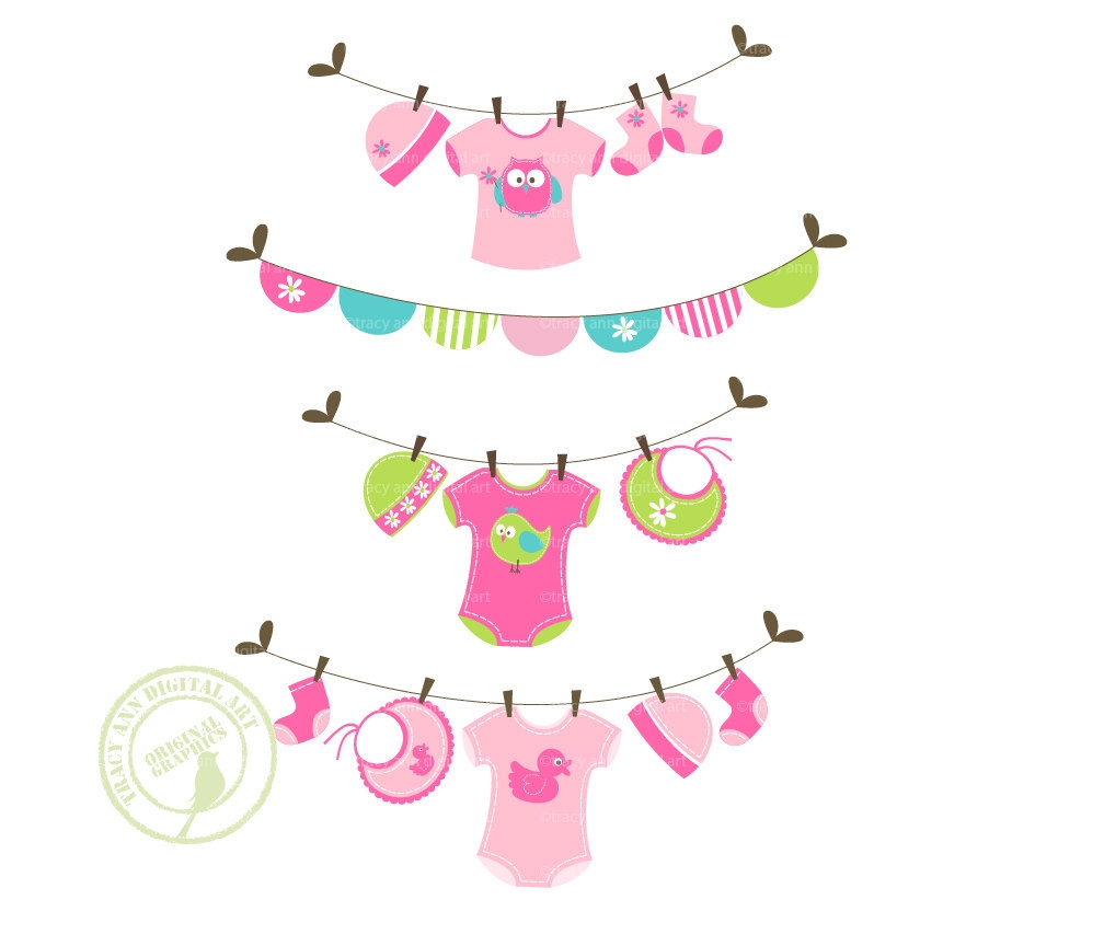 Free Clipart Of Baby Items