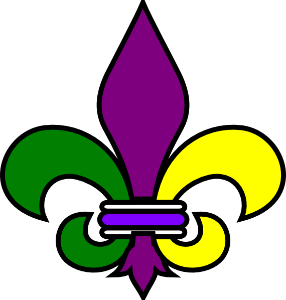 Free borders and clip art fleur de lis themed clip art and borders ...