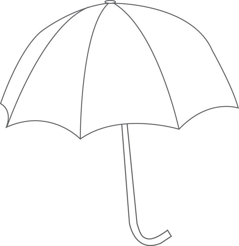 Umbrella Template Printable