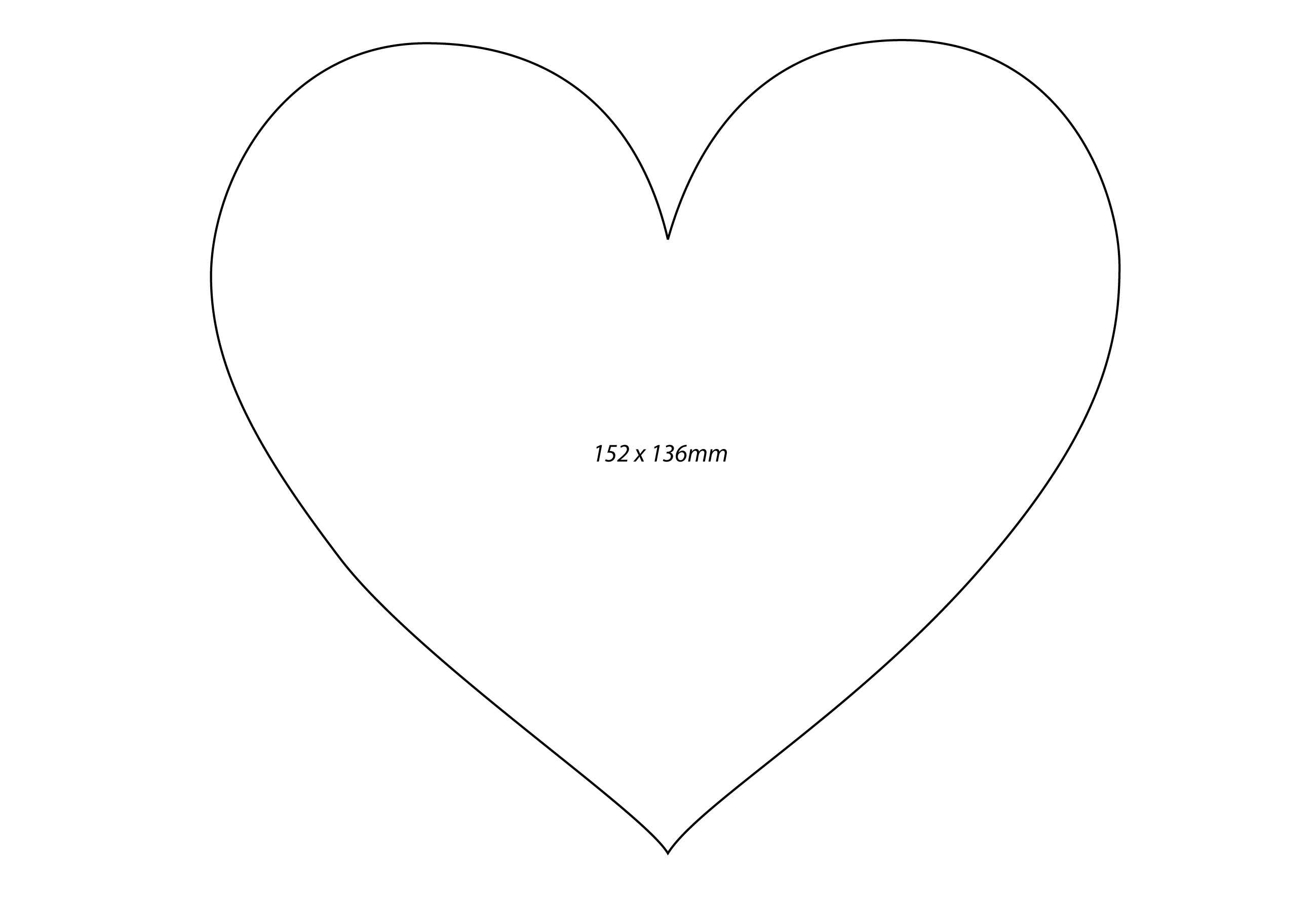 Heart Shape Stencil ClipArt Best
