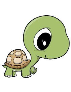 Cartoon Baby Turtle | Amazon.com - Cute Baby Turtle - 12"H x 9"W ...