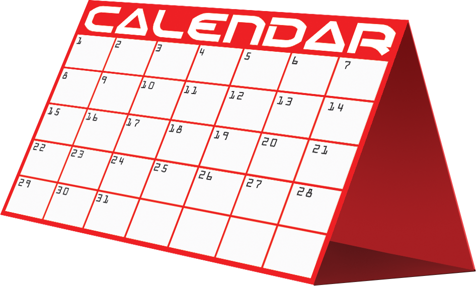 May Calendar Clipart