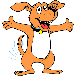Dog Excited clipart, cliparts of Dog Excited free download (wmf ...