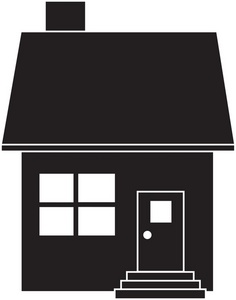 House Silhouette Clipart