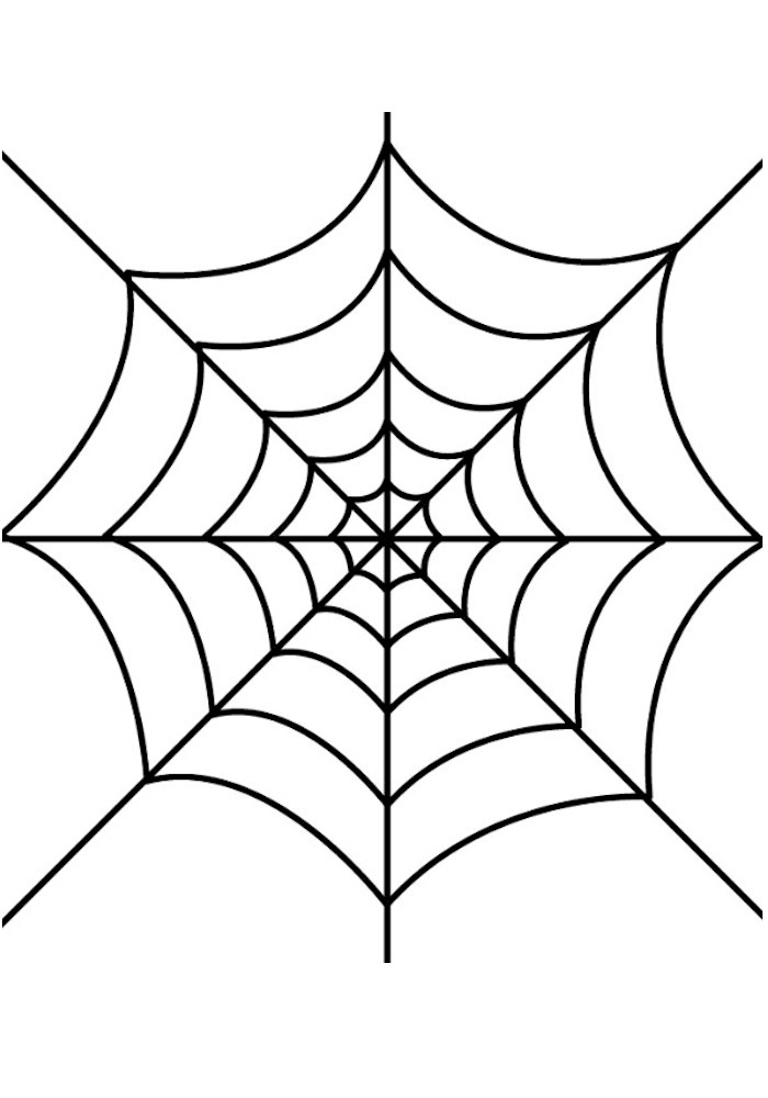 spider-web-template-clipart-best