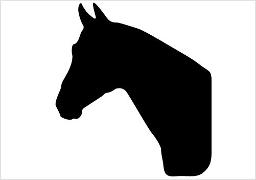 I need a clipart of a horse head for my logo
