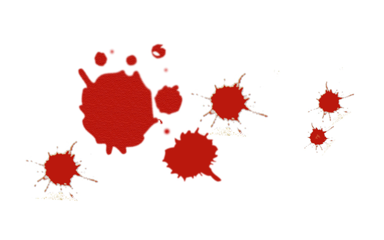 Blood splatter cross outline clipart