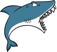 Whale open mouth clipart