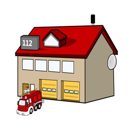 Fire Station Clipart