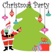 Office christmas party clipart