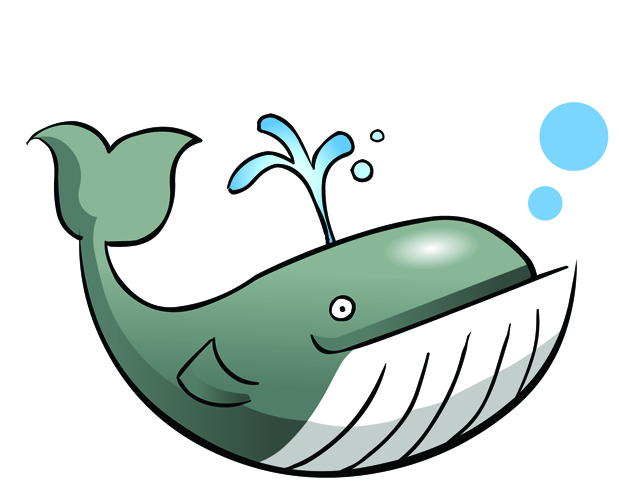 Cartoon Whales Clipart - Cliparts and Others Art Inspiration