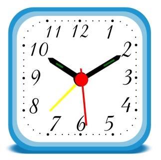 Digital Clock Clipart