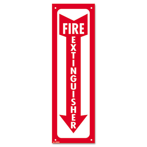 Item Detail - Glow-In-The-Dark Safety Sign, Fire Extinguisher, 4 x ...