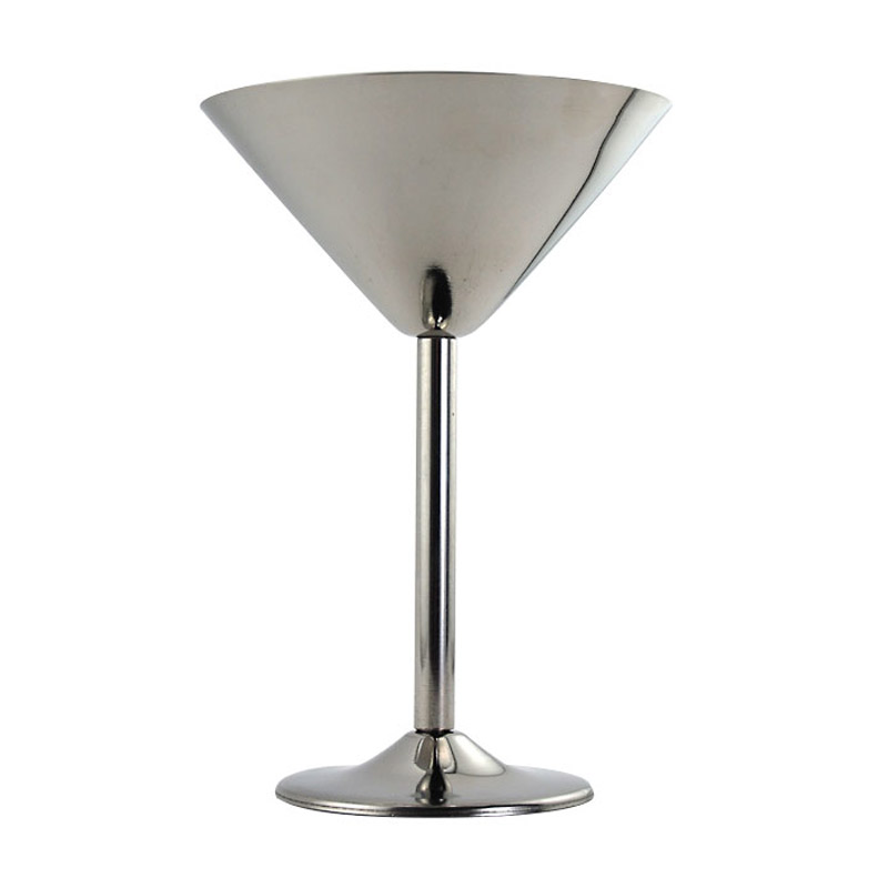 Stainless Steel Martini Glasses - The Green Head