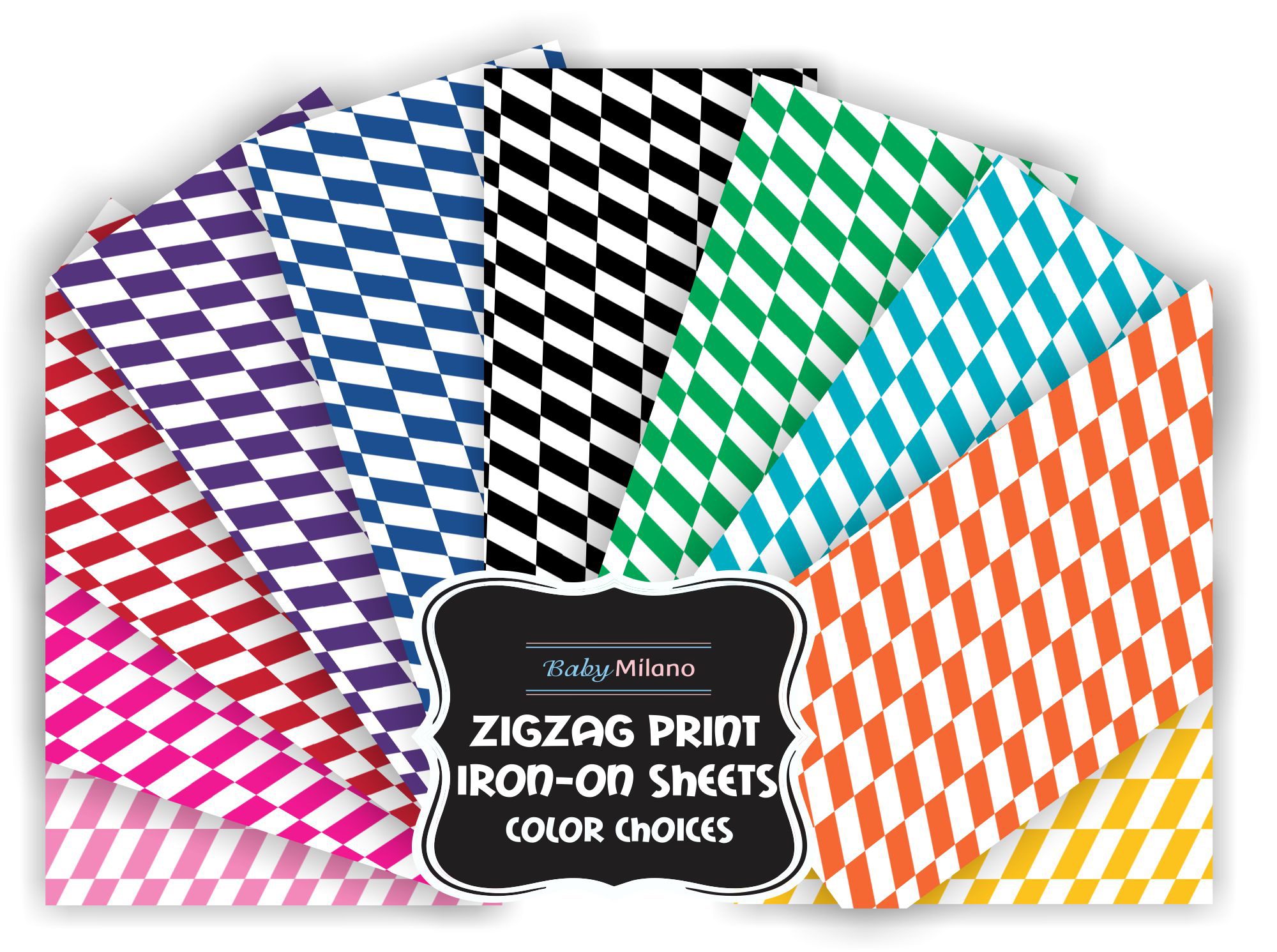 Zig Zag Print Iron On Vinyl Sheets Potty Training Concepts ClipArt Best ClipArt Best