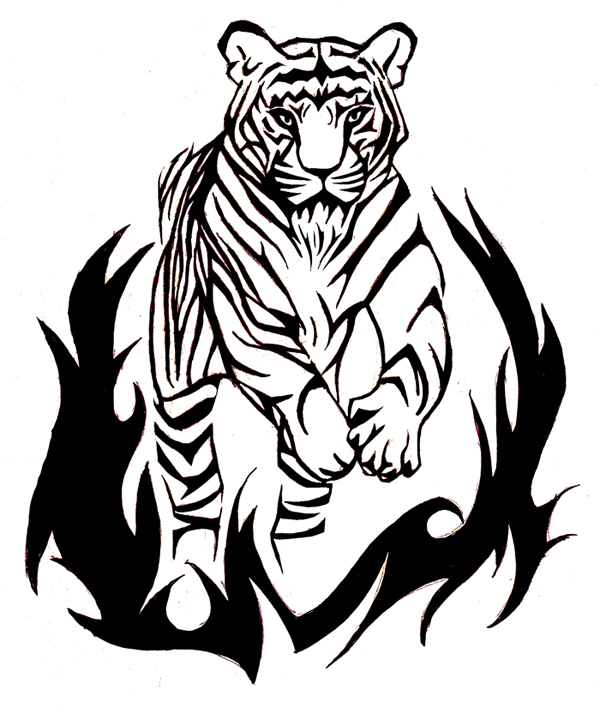 tiger tattoo clip art - photo #3
