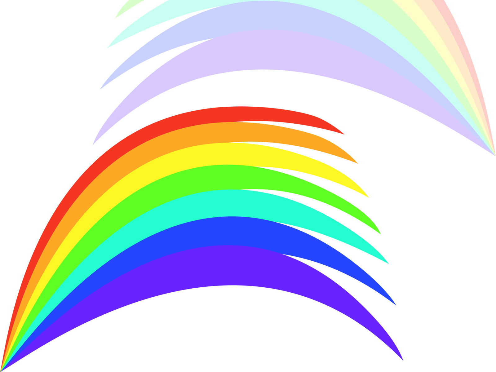 rainbow-template-clipart-best