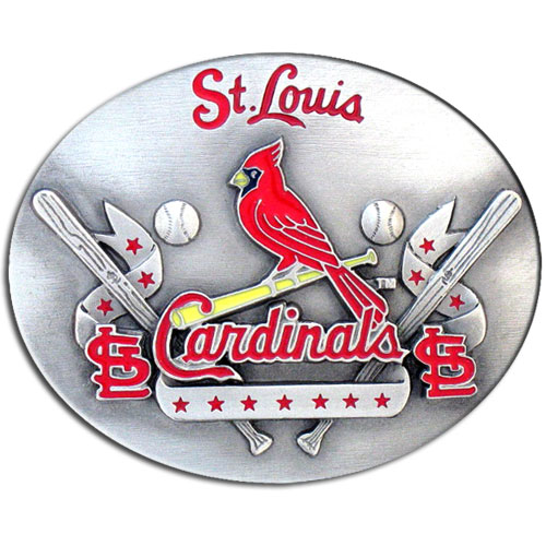 St. Louis Cardinals MLB baseball team logo wholesale belt buckle.