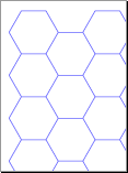Free Online Graph Paper / Hexagonal