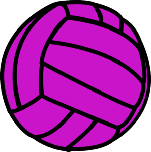 Purple Volleyball clip art - vector clip art online, royalty free ...