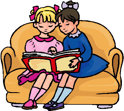 Partner Reading Clipart - Free Clipart Images