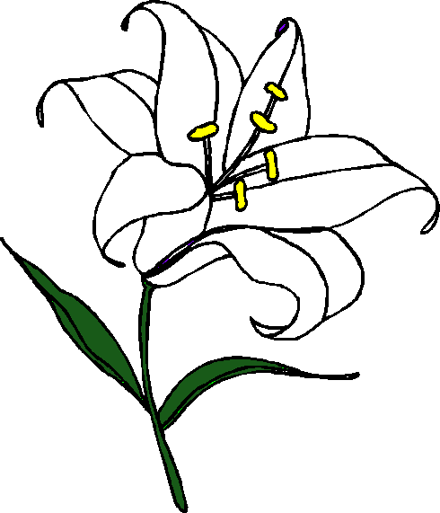 Easter Lily Clip Art