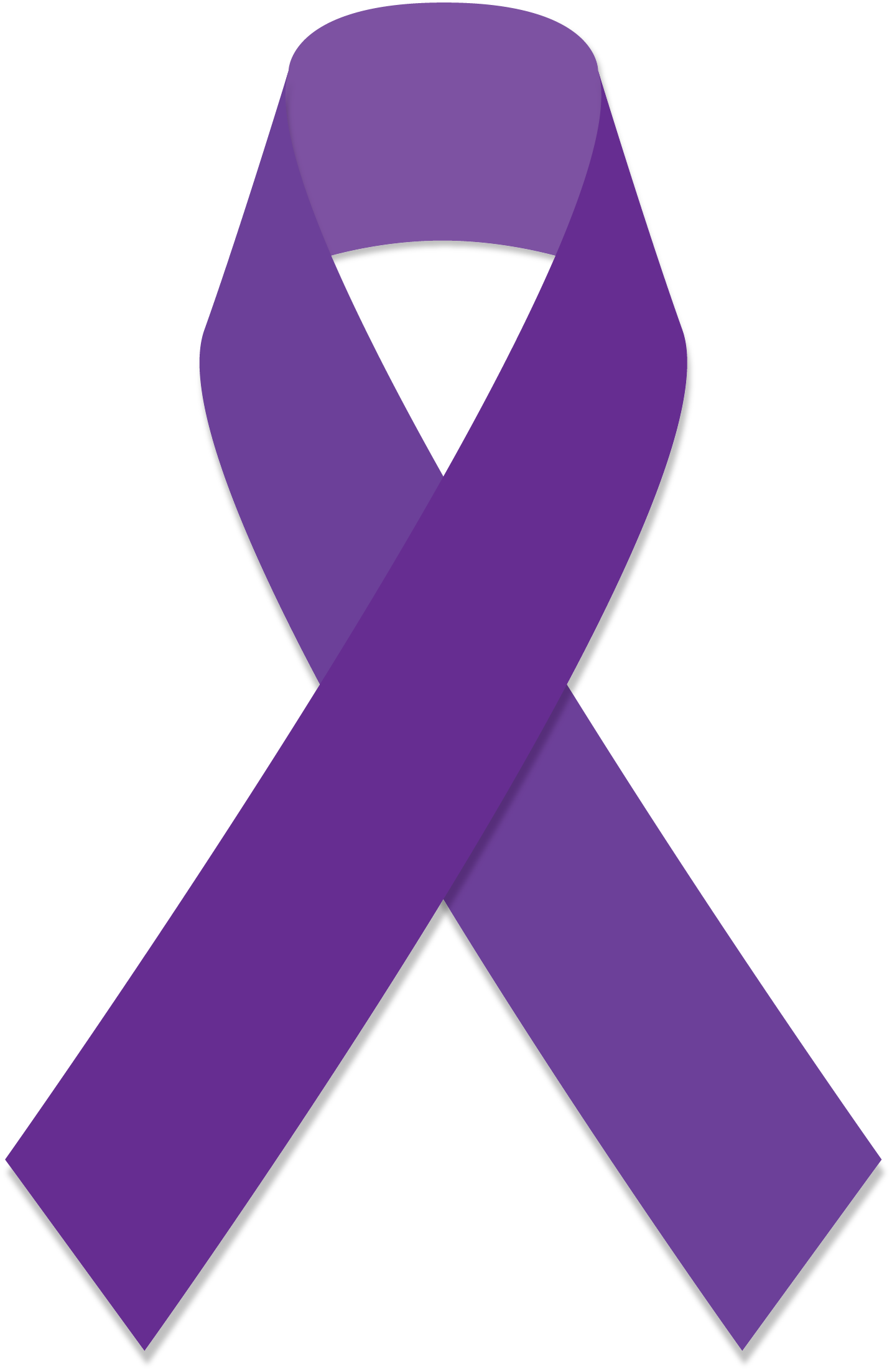 Purple ribbon clip art
