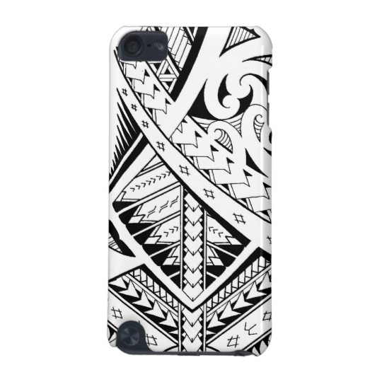 Mixed tribal tattoo patterns in Samoan Maori style iPod Touch (5th ...