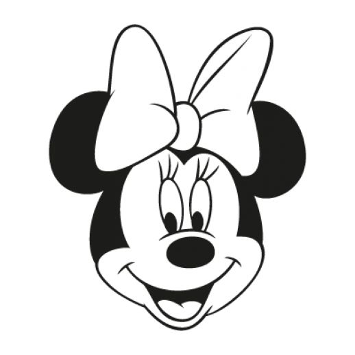 minnie mouse head clipart | Minnie Mouse EPS logo Vector | Disney ...